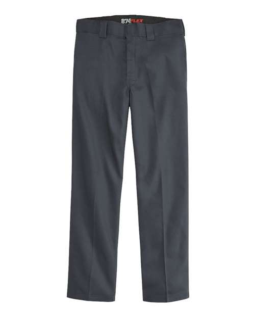 Picture of Dickies B76430100 Men Flex Work Pants, Charcoal - 32I - Size 30W