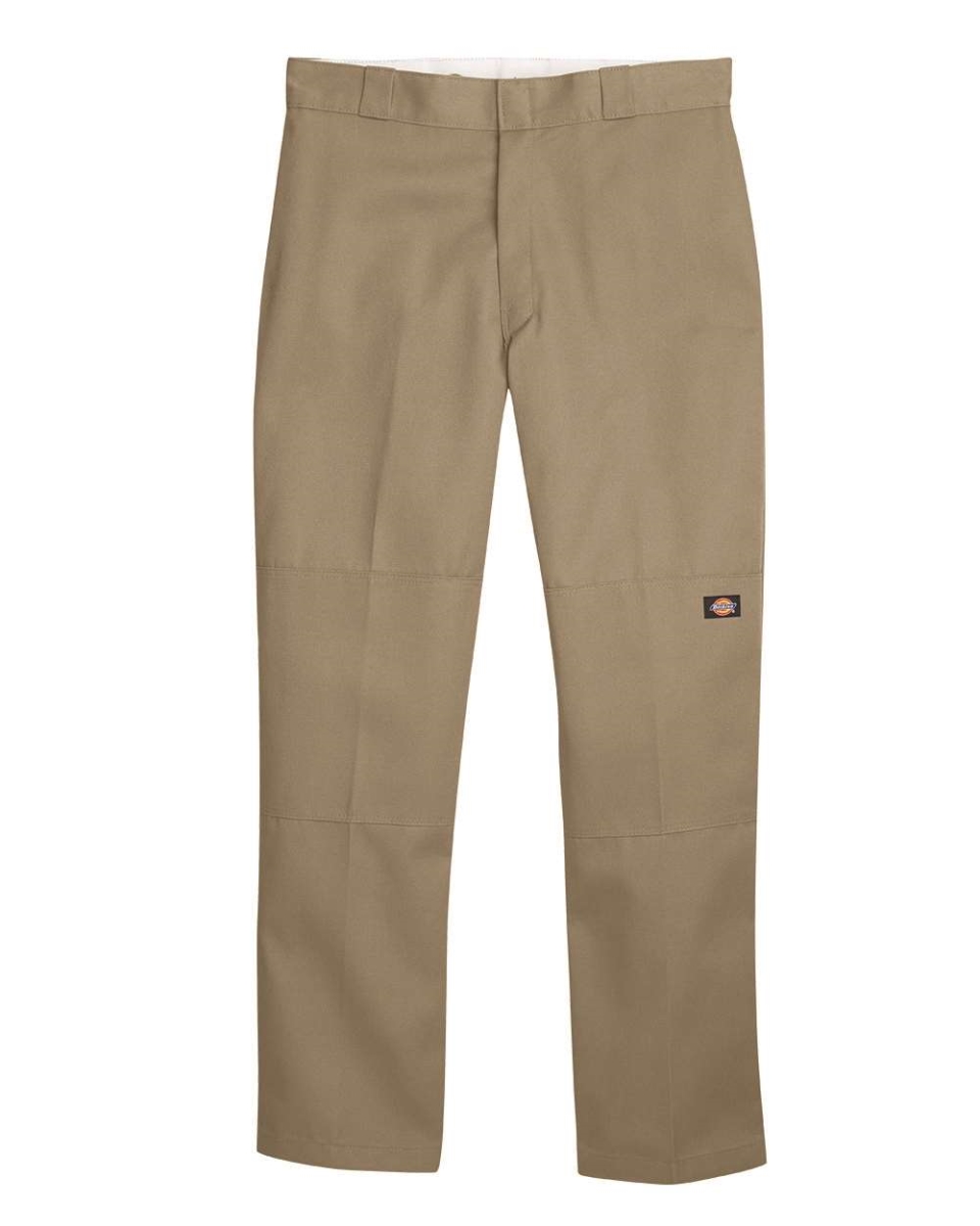 Picture of Dickies B76130772 Men Double Knee Work Pants, Khaki - Size 32W