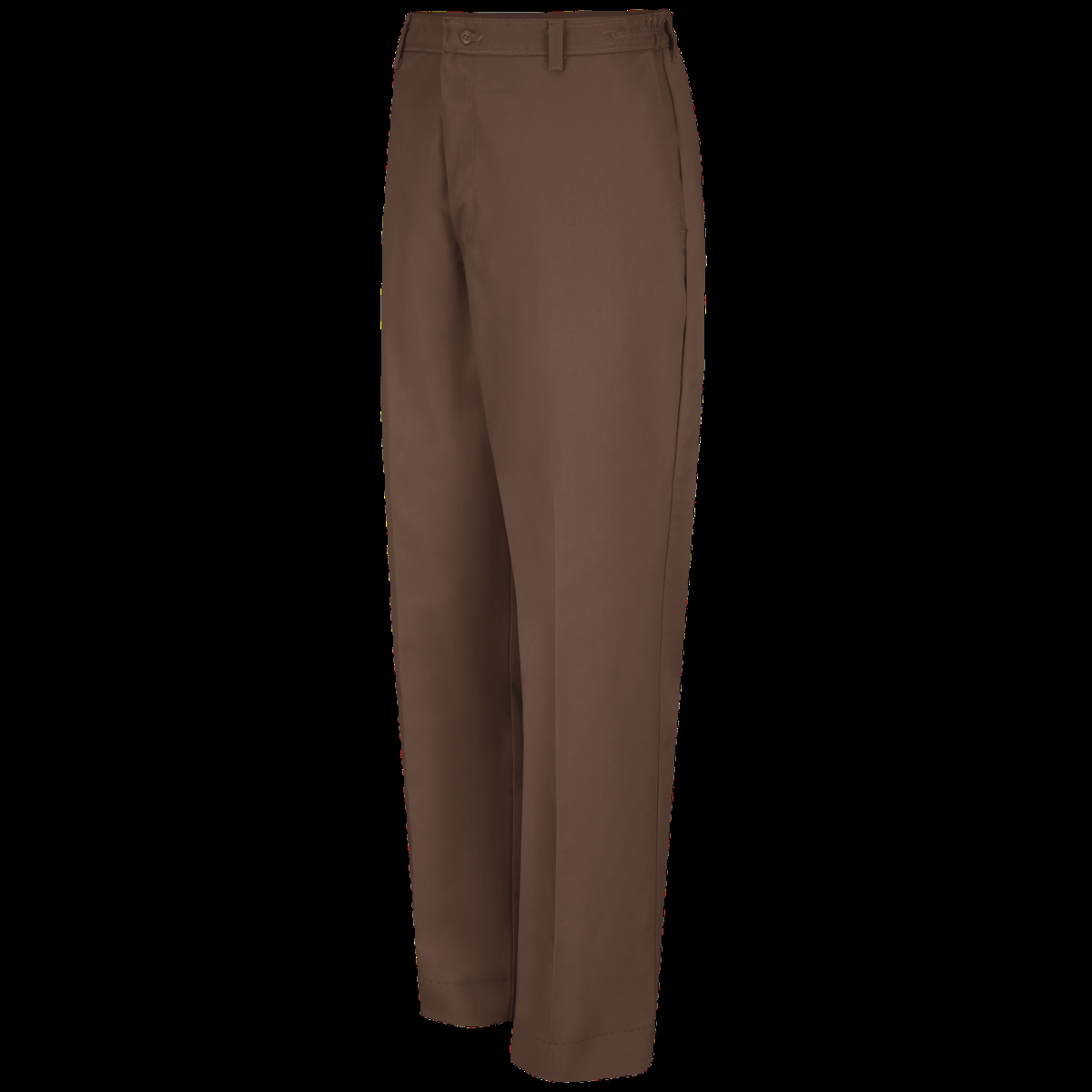 Picture of Red Kap B35430603 Elastic Insert Work Pants, Brown - 37 Unhemmed - Size 34W