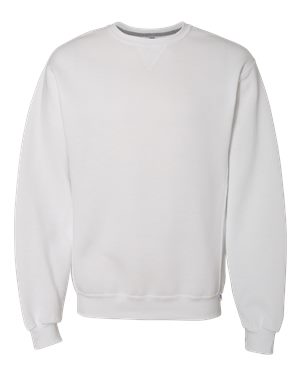 Dri Power Crewneck Sweatshirt, White - Small