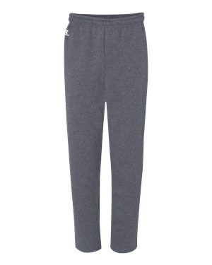 Dri Power Open Bottom Sweatpants - Black Heather - 2XL - Moisture-Wicking