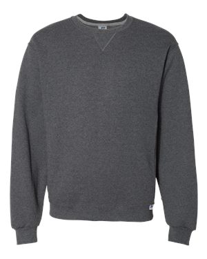 B60311513 Dri Power Crewneck Sweatshirt, Black Heather - Small