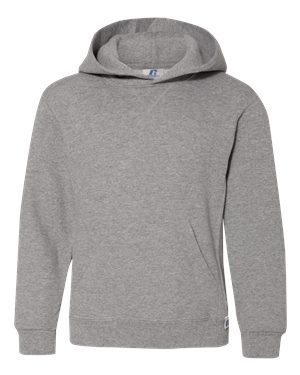 B61011585 Youth Dri Power Hooded Pullover Sweatshirt, Oxford - Large