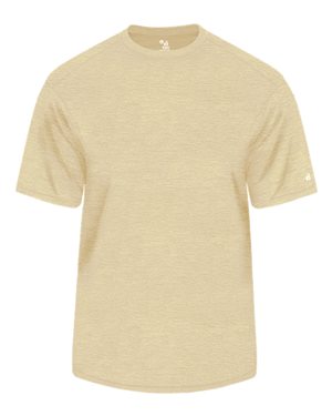 Picture of Badger B13085283 Tonal Blend T-Shirt, Vegas Gold Tonal Blend - Small