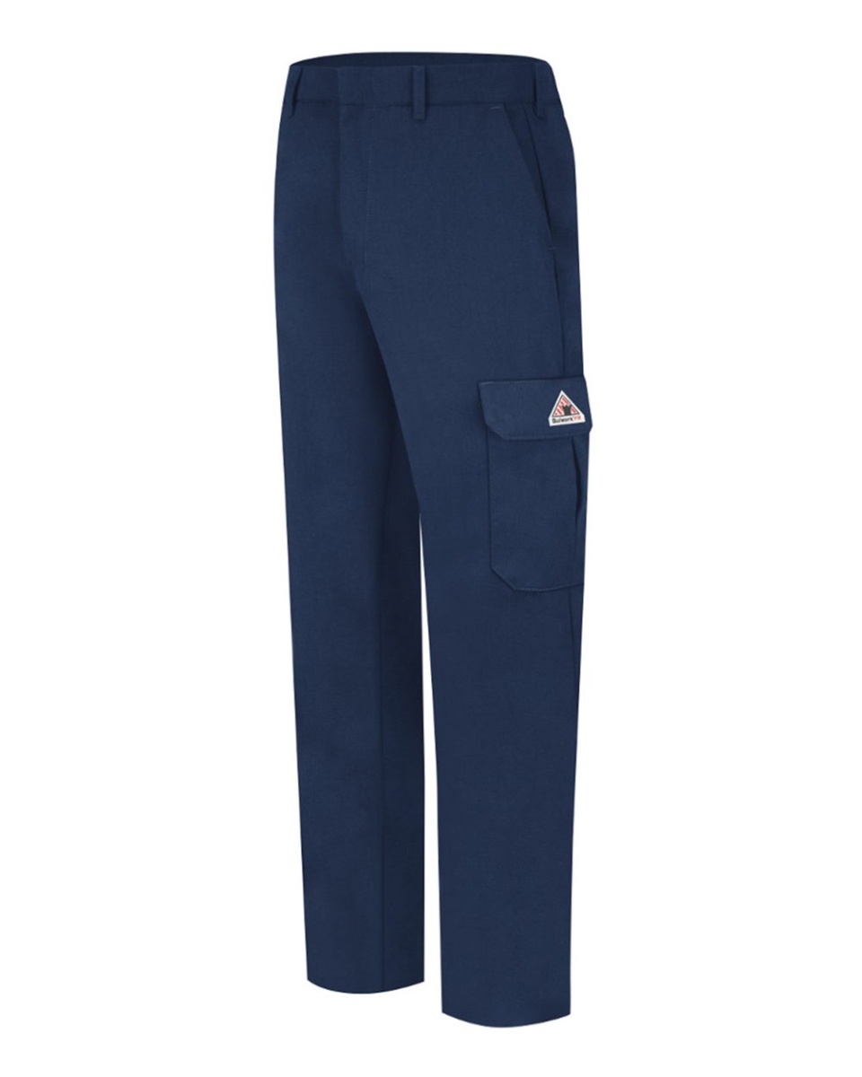 Picture of Bulwark B29330646 Cooltouch 2 Cargo Pocket Pants&#44; Navy-Unhemmed - 40W