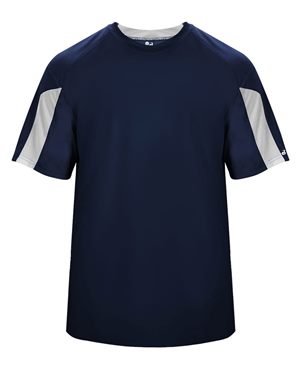 Picture of Badger B01085533 Striker T-Shirt&#44; Maroon & White - Small