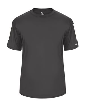 B91385026 Youth Sideline T-Shirt, Silver & Graphite - Extra Large