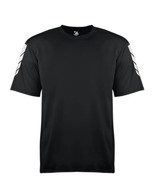B91485096 Youth Metallic Print T-Shirt, Graphite - Extra Large
