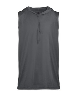 B05385503 B-Core Sleeveless Hooded T-Shirt, Black - Small