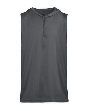 B05385505 B-Core Sleeveless Hooded T-Shirt, Black - Large