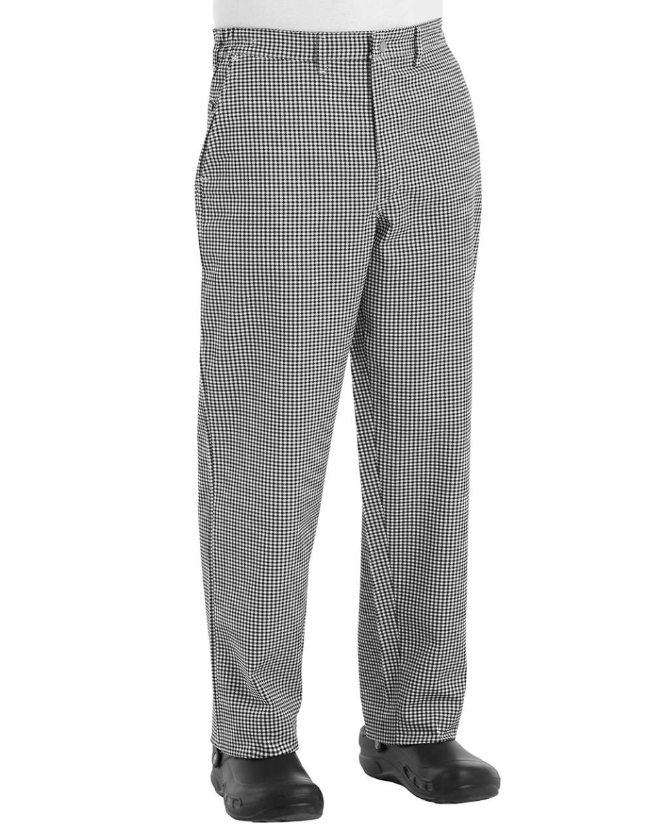 Picture of Chef Designs B27630651 Cook Pants&#44; Black & White Check - 34 Inseam & 30 Waist