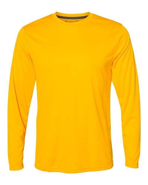 B62234129 Core Performance Long Sleeve T-Shirt, Gold - 4XL
