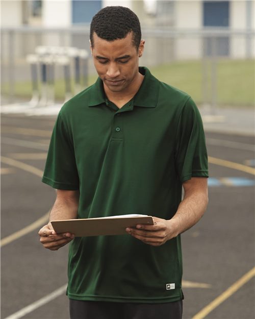 B67034537 4 oz Essential Short Sleeve Polo, Maroon - 2XL