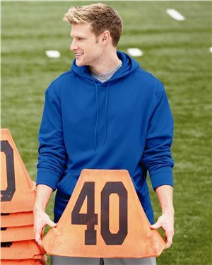 B84934177 Wicking Fleece Hooded Sweatshirt, Lime - 2XL