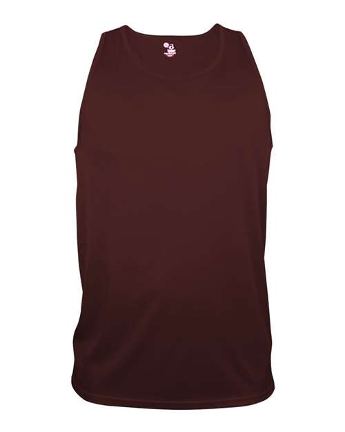 Picture of Alleson Athletic B64385538 B-Core Tank Top, Maroon - 3XL