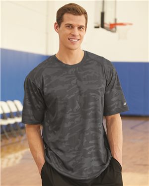 B85485759 Monocam Embossed T-Shirt, Royal Monocam - 4XL