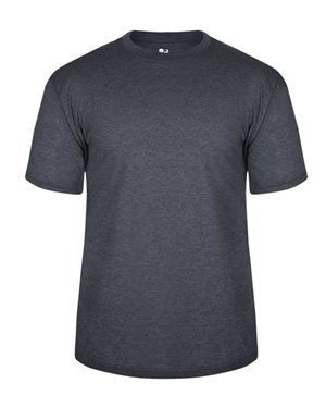 B75785584 Youth Triblend T-Shirt, Black Heather - Medium