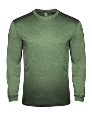 B89985094 Youth Triblend Long Sleeve T-Shirt, Graphite - Medium