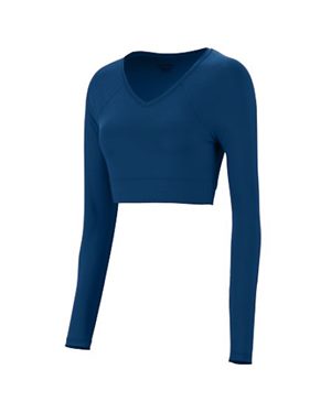 Picture of Augusta Sportswear B07734655 Womens V-Neck Liner&#44; Navy - Large