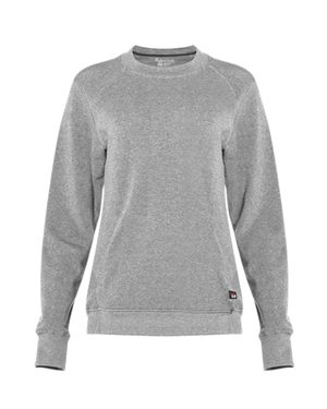 Picture of Badger B08785096 FitFlex Womens French Terry Sweatshirt, Charcoal - Extra Large