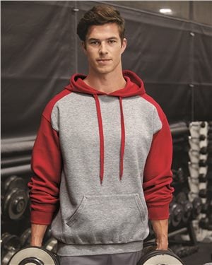 Picture of Badger B22685604 Sport Athletic Fleece Hooded Sweatshirt&#44; Oxford & Kelly - Medium