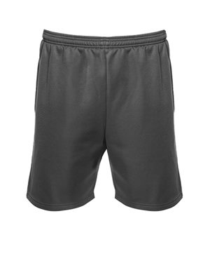 Picture of Badger B06985659 Unisex Polyfleece 7 in. Shorts, Navy - 4XL