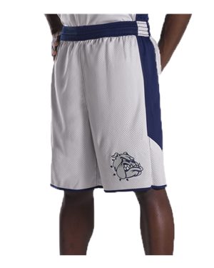 Youth Single Ply Reversible Shorts, Royal & Gold - Large