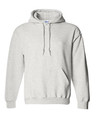 Picture of Gildan B22860024 DryBlend Hooded Sweatshirt, Ash - Medium