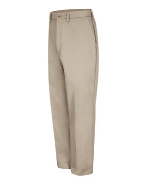 Picture of Red Kap B96430779 7.5 oz Red-E-Prest Extended Sizes Work Pants, Tan - Unhemmed - Waist 50