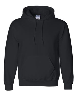 Picture of Gildan B22860505 DryBlend Hooded Sweatshirt, Black - Large