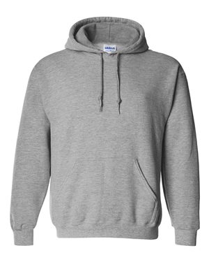Picture of Gildan B22860587 DryBlend Hooded Sweatshirt, Sport Grey - 2XL