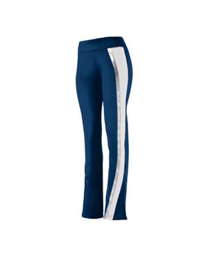 Picture of Augusta Sportswear B05034653 Womens Aurora Pants&#44; Navy&#44; White & Metallic Silver - Small