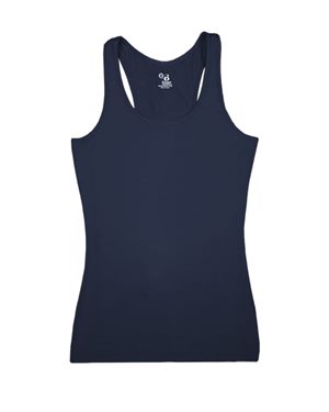 Picture of Badger B66485657 Womens Pro-Compression Racerback&#44; Navy - 2XL