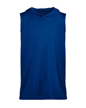 B05085534 Youth B-Core Sleeveless Hooded T-Shirt, Maroon - Medium