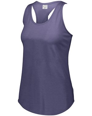 Girls Lux Triblend Tank Top, Grey Heather - Large