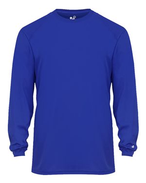 Picture of Badger B18685325 Ultimate Softlock Youth Long Sleeve T-Shirt, Burnt Orange - Large