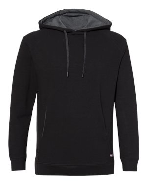 Picture of Badger B08985503 FitFlex French Terry Hooded Sweatshirt, Black - Small