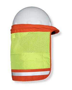 Picture of Ml Kishigo B45729980 Brisk Cooling Hard Hat with Sun Shield&#44; Lime & Orange - One Size Fits Most