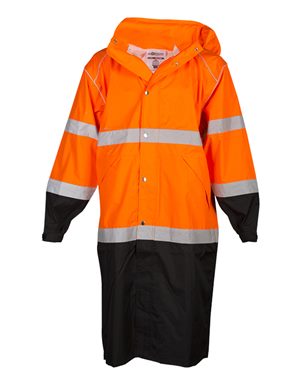 B74329669 Premium Brilliant Series Long Rain Coat, Orange - 4XL & 5XL -  ML KISHIGO