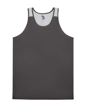 Picture of Alleson Athletic B88285753 Womens Ventback Singlet&#44; Royal & White - Small
