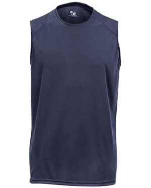 Picture of Badger B11185256 Youth B-Core Sleeveless T-Shirt, Electric Blue - Extra Large