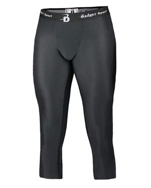 Picture of Badger B15785095 Calf Length Compression Tight, Graphite - Large