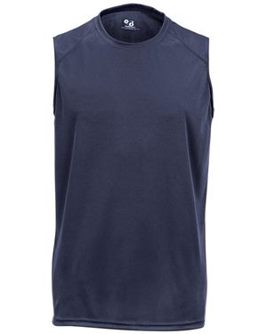 Picture of Badger B11185092 Youth B-Core Sleeveless T-Shirt, Graphite - Extra Small