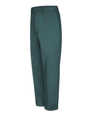 Picture of Red Kap B41630444 Red-E-Prest Work Pants, Spruce Green - Size 38 - Unhemmed