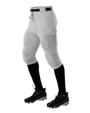 Picture of Alleson Athletic B41885506 Practice Football Pants&#44; Black - Extra Large