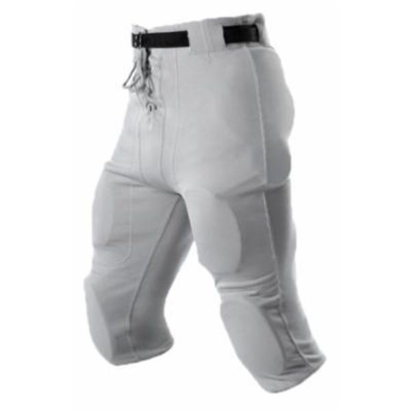 Picture of Alleson Athletic B41885588 12 oz Practice Football Pants&#44; Grey - 3XL