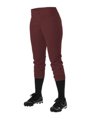 Picture of Alleson Athletic B40485005 Girls Fastpitch Pants&#44; White - Large