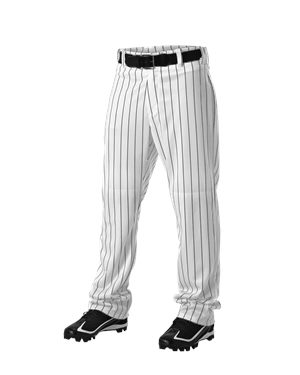 Picture of Alleson Athletic B41585712 Youth Pinstripe Baseball Pants&#44; White & Red - Extra Small
