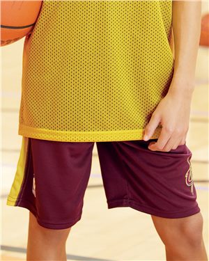 Picture of Alleson Athletic B55285195 Youth NBA Logod Game Shorts, Memphis Grizzlies - Large