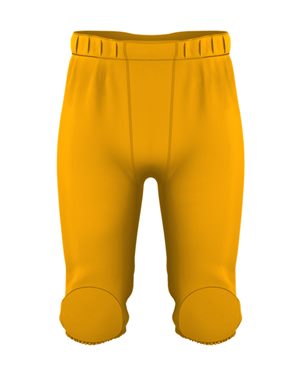 Youth Solo Series Integrated Football Pants, Grey - Medium